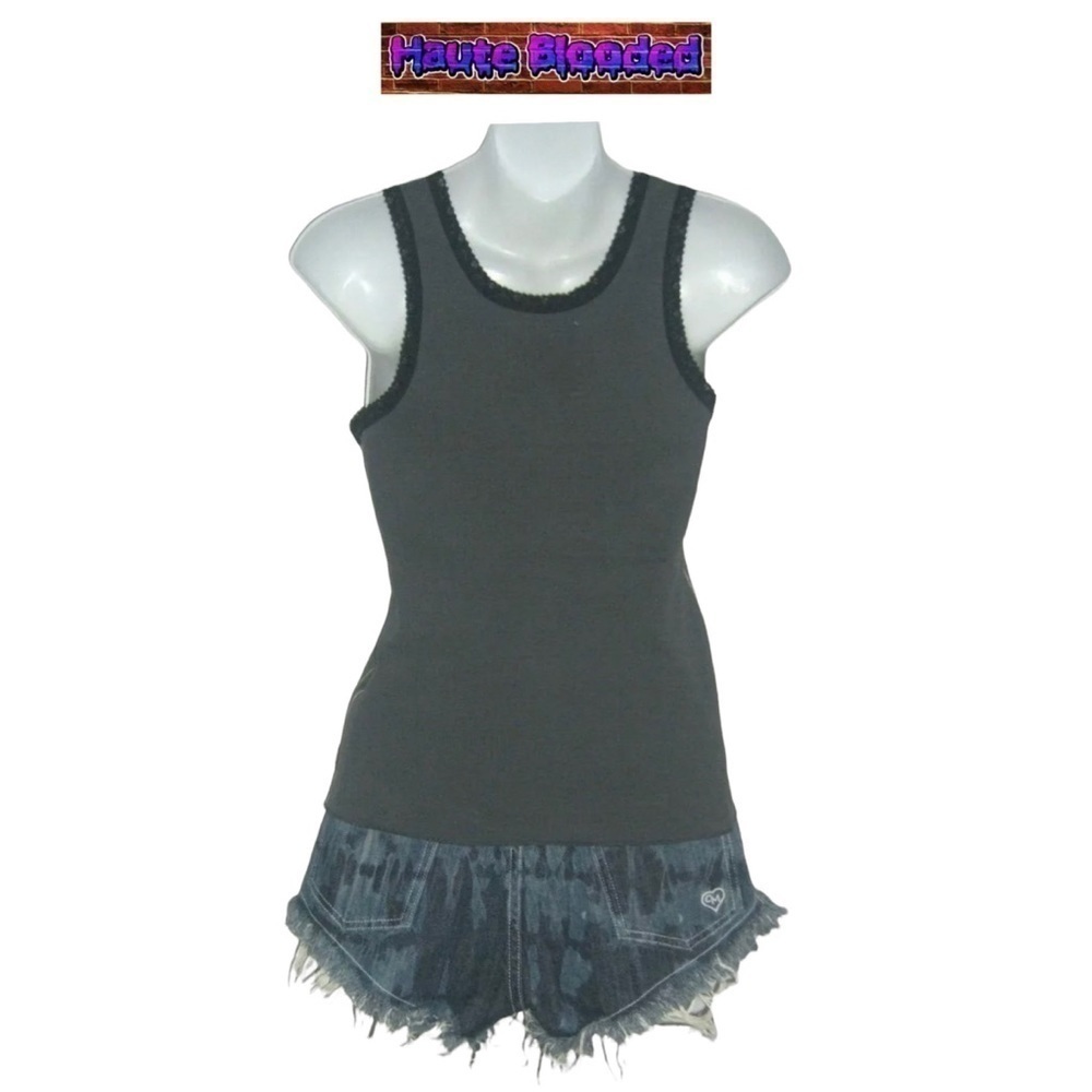 Vintage Y2k Trunk Ltd Limited Edition Alice Cooper Glitter Tank Top Retro Rare View 4
